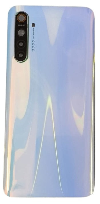 Mozomart Back Panel Glass with Camera Lens for Realme X2 / XT : White