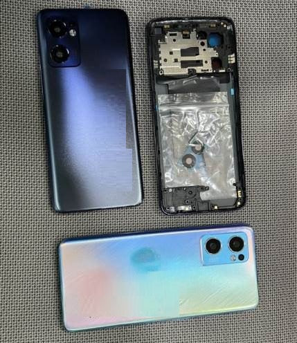 Mozomart Battery Door Back Panel Housing for Oppo Reno 7 : Blue