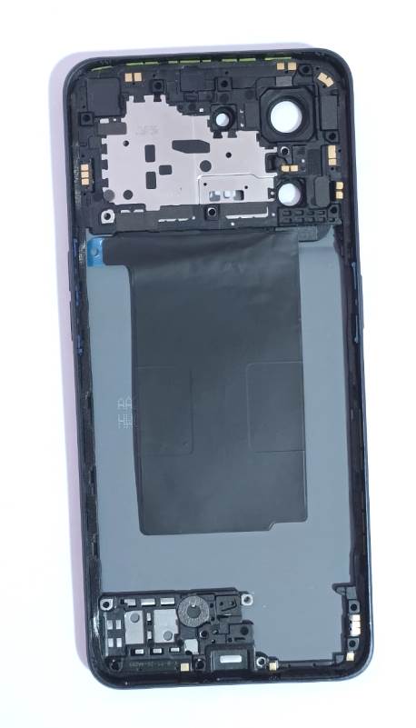 Mozomart Back Panel Housing with Middle Ring For Oppo Reno 8 5G Black Mozomart