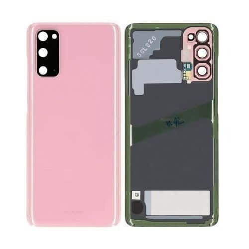 Mozomart Back Panel Housing Body for Samsung Galaxy S20 FE Pink