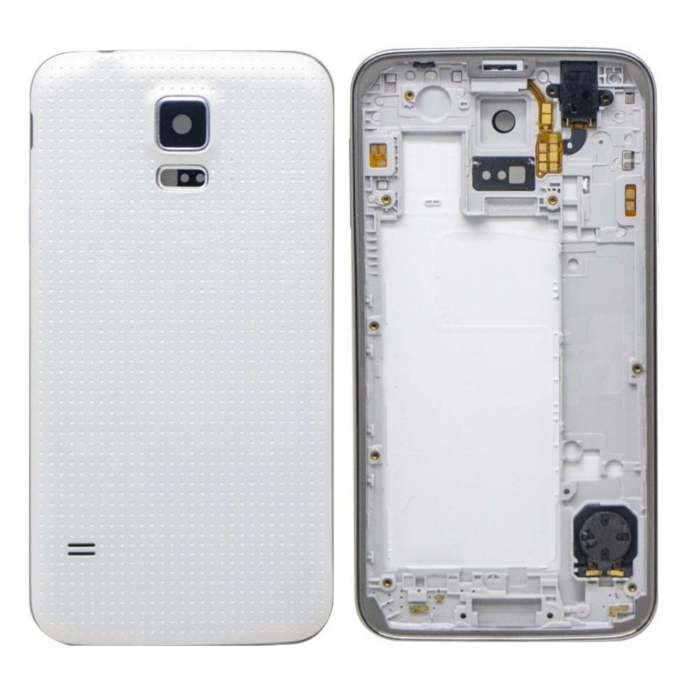 Mozomart Back Panel Housing Body for Samsung Galaxy S5 White