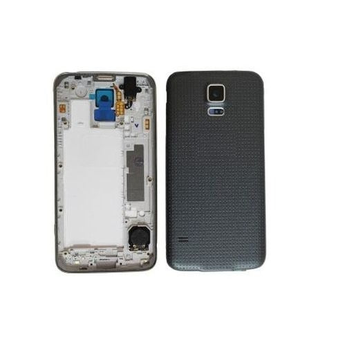 Mozomart Back Panel Housing Body for Samsung Galaxy S5 Black