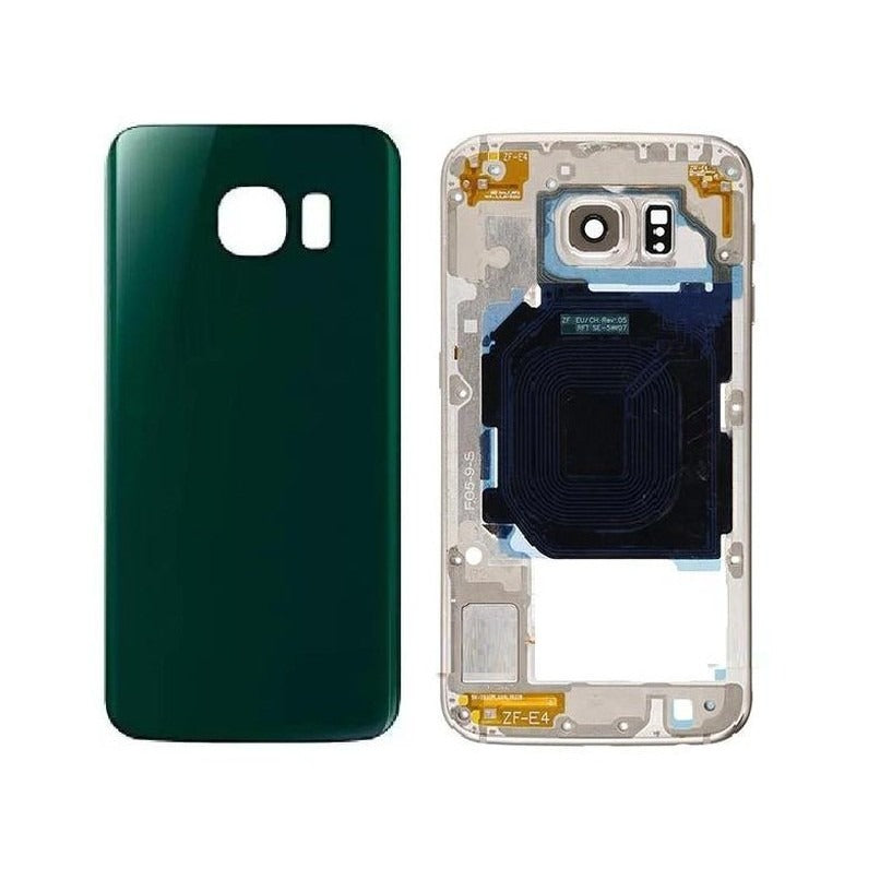 Mozomart Back Panel Housing Body for Samsung Galaxy S6 Green