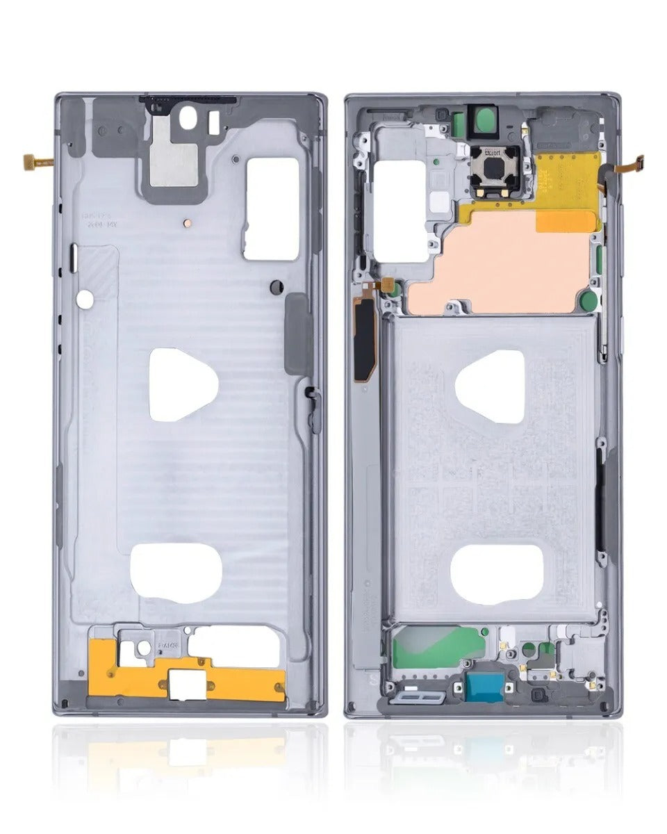 Lcd Frame Middle Chassis for Samsung Galaxy Note 10 Plus Silver Zeespares
