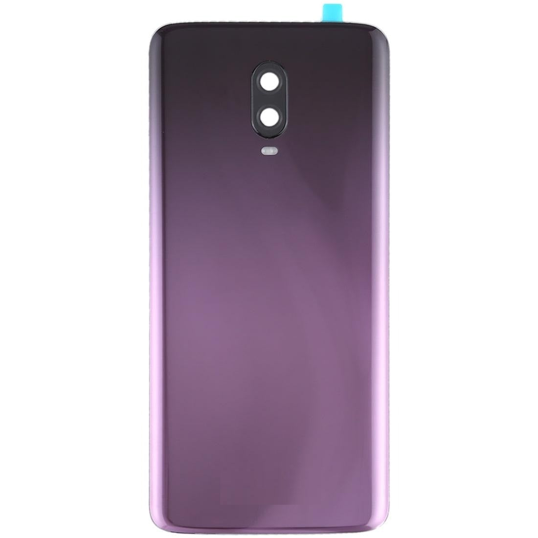 Mozomart Battery Door Back Panel Housing for Oneplus 6T {With Camera Lens} : Purple