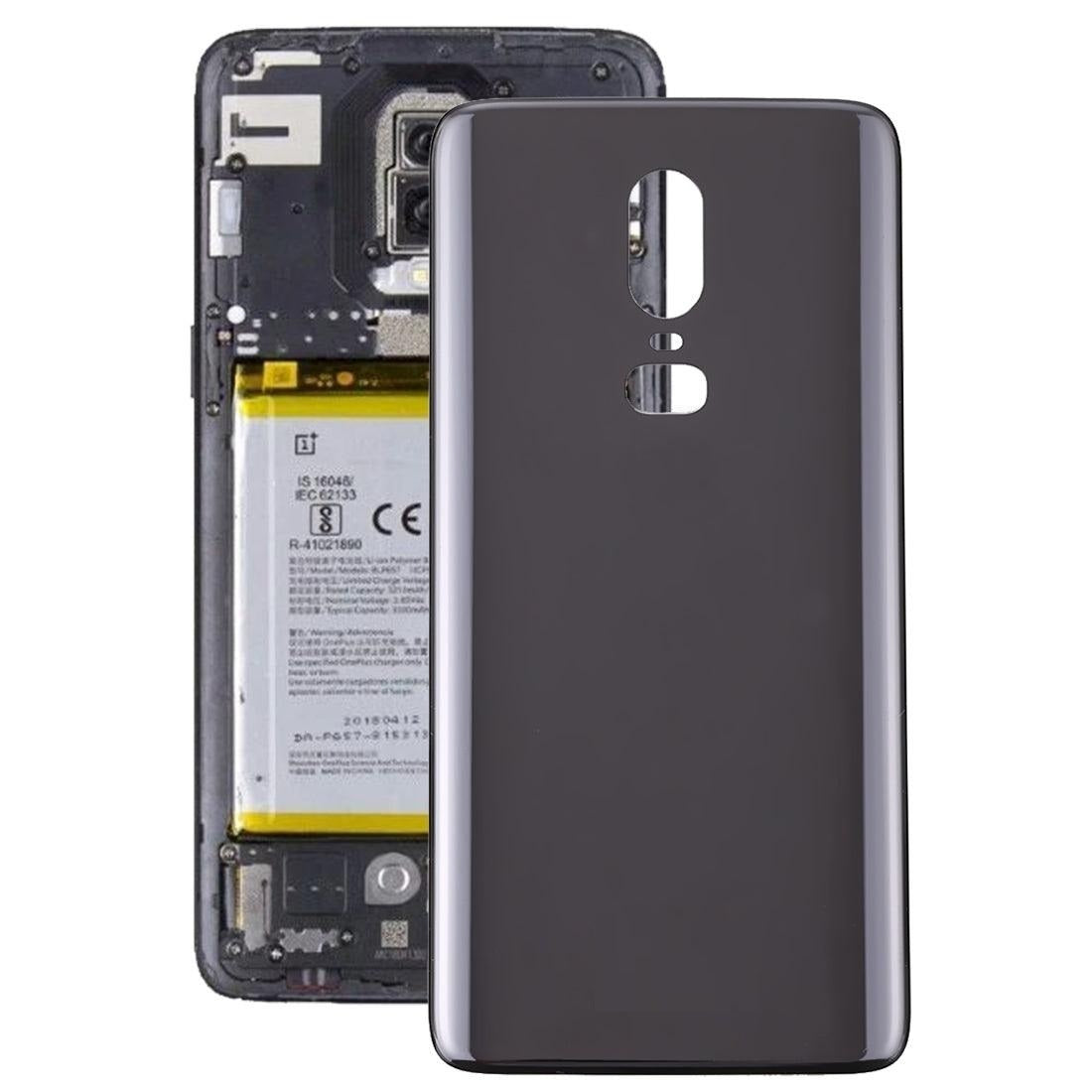 Mozomart Battery Door Back Panel Housing for Oneplus 6 : Mirror Black