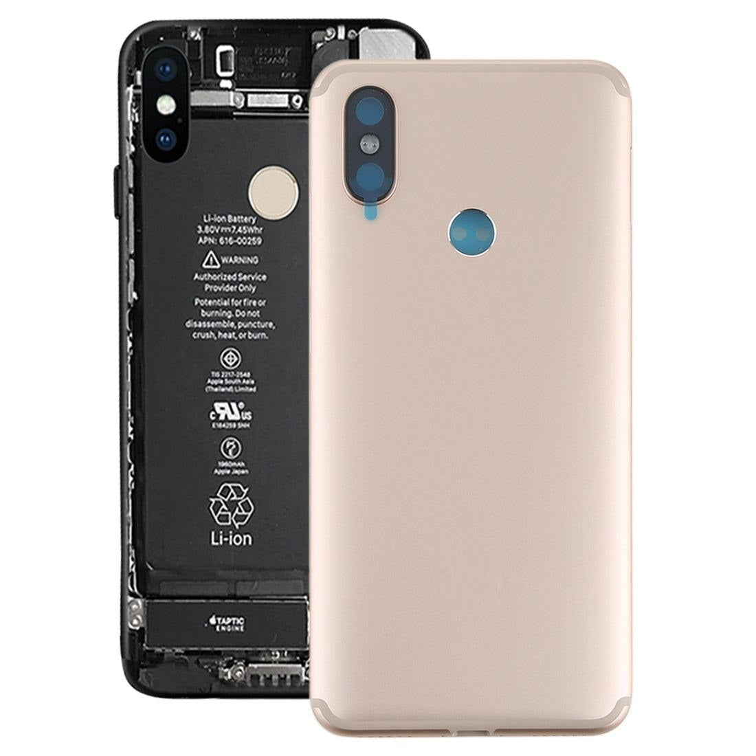 Mozomart Battery Door Back Panel Housing for Xiaomi Mi A2 : Gold