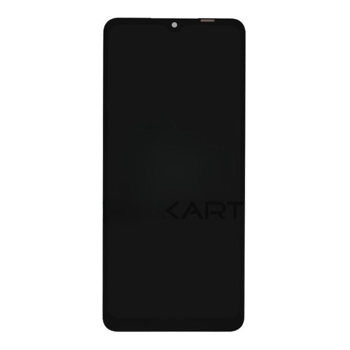 Mozomart Lcd Display Combo Folder for Samsung A12 Black