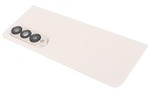 Back Panel Glass With Camera Lens for Samsung Galaxy Z Fold 4 Care OG Beige Cream