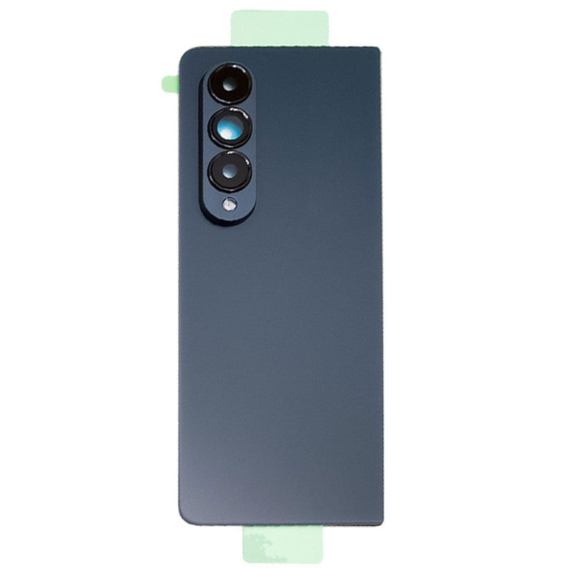 Back Panel Glass With Camera Lens for Samsung Galaxy Z Fold 4 (Phantom Black)  Zeespares