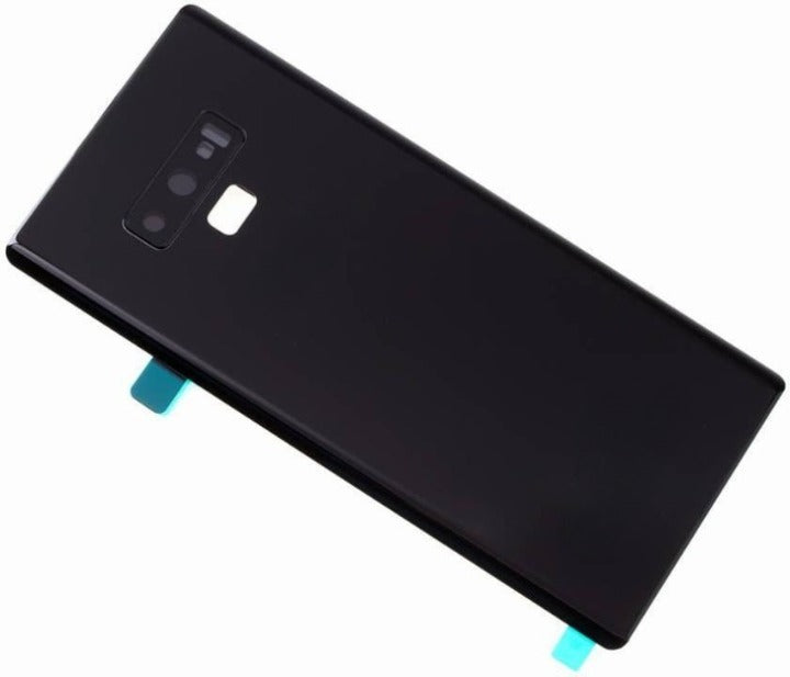 Back Panel Glass With Camera Lens for Samsung Galaxy Note 9 Black