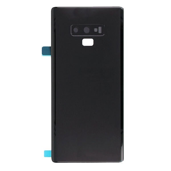 Back Panel Glass With Camera Lens for Samsung Galaxy Note 9 Black