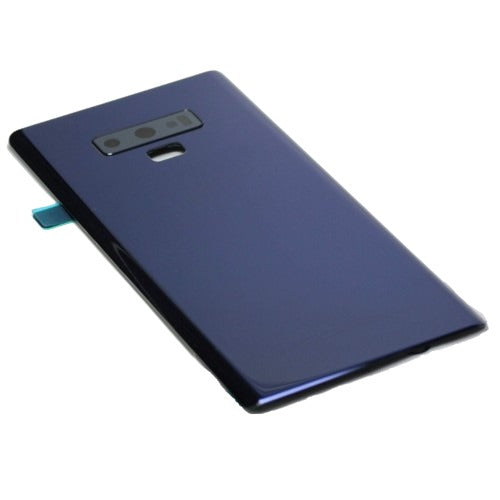 Back Panel Glass With Camera Lens for Samsung Galaxy Note 9 Blue