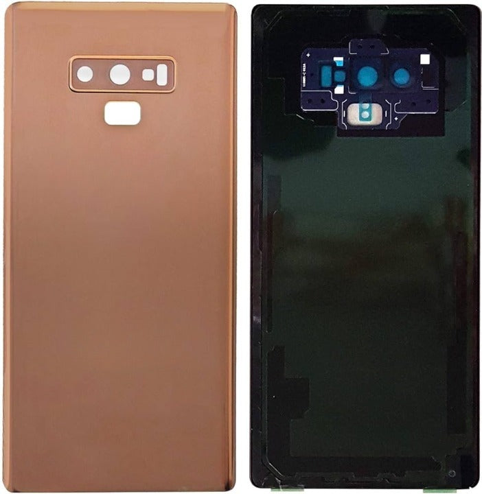 SPAREWARE® Battery Cover Back Door Body Panel For Samsung Galaxy Note 9 -Gold (WITH CAMERA LENS)