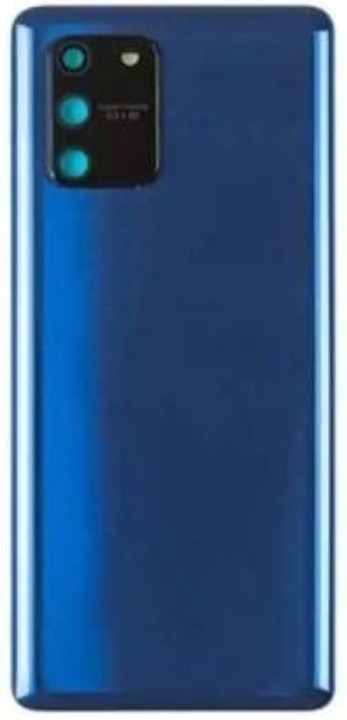 SPAREWARE® Battery Cover Back Door Body Panel For Samsung Galaxy S10 Lite -Blue (WITH CAMERA LENS)