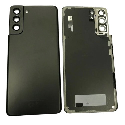 Back Panel Glass With Camera Lens for Samsung Galaxy S21 Plus Care OG Phantom Black