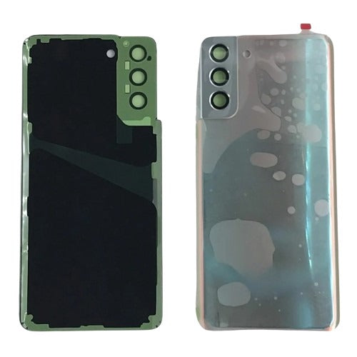 Back Panel Glass With Camera Lens for Samsung Galaxy S21 Plus Phantom Silver