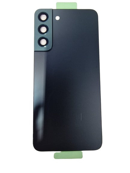 Back Panel Glass With Camera Lens for Samsung Galaxy S22 (5G) Care OG Black Zeespares