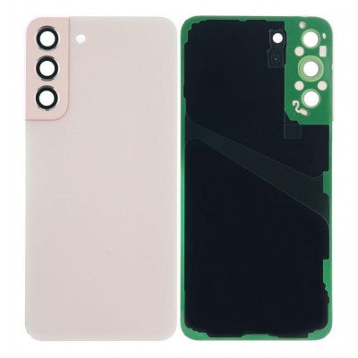 Back Panel Glass With Camera Lens for Samsung Galaxy S22 Plus Pink Gold