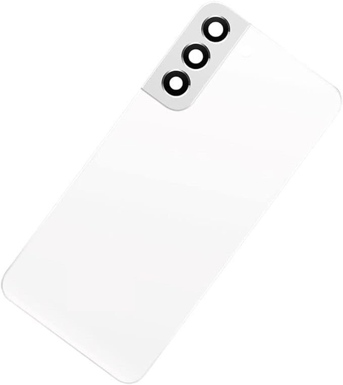 Back Panel Glass With Camera Lens for Samsung Galaxy S22 Plus Phantom White