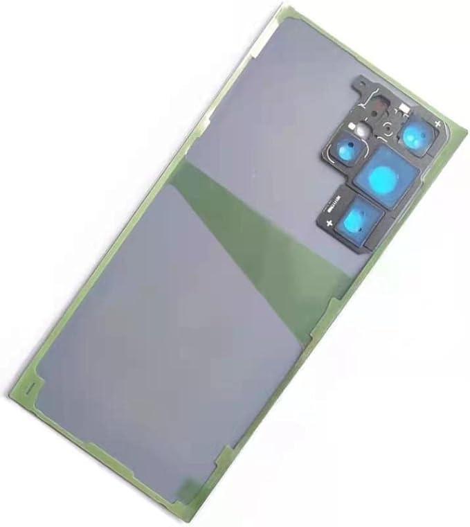 Back Panel Glass With Camera Lens for Samsung Galaxy S22 Ultra Phantom White