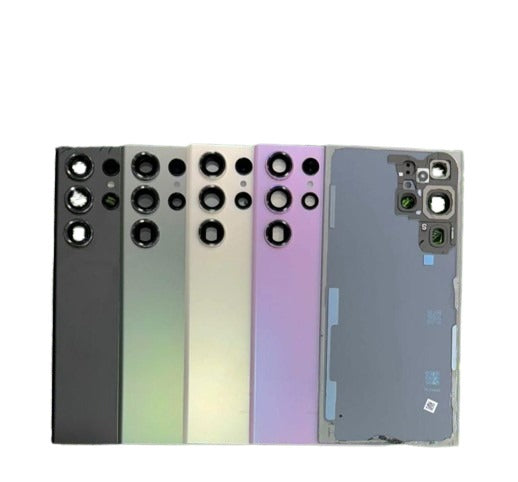 Back Panel Glass With Camera Lens for Samsung Galaxy S23 Ultra Phantom Black