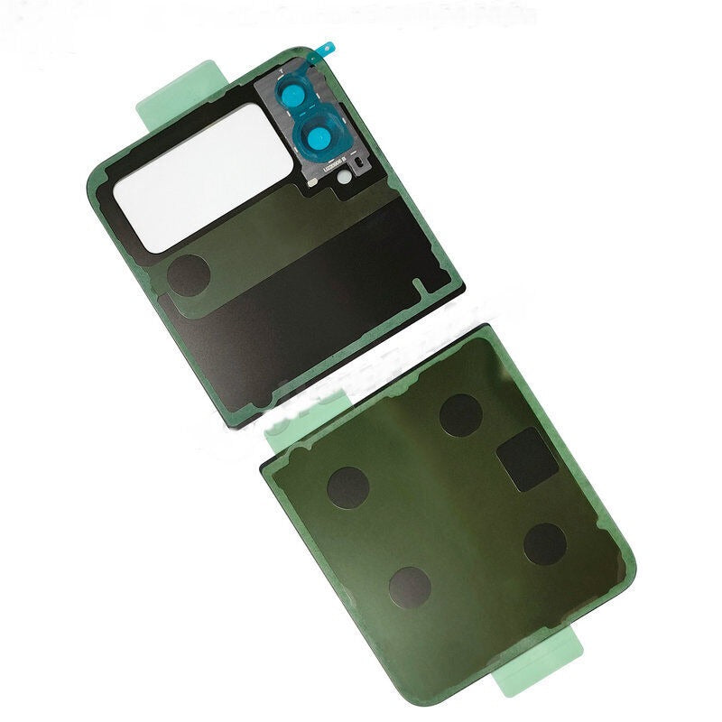 Back Panel Glass With Camera Lens for Samsung Galaxy Z Flip 3 Gold Care OG