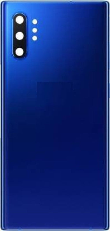 Back Panel Glass With Camera Lens for Samsung Galaxy Note 10 Plus Aura Blue