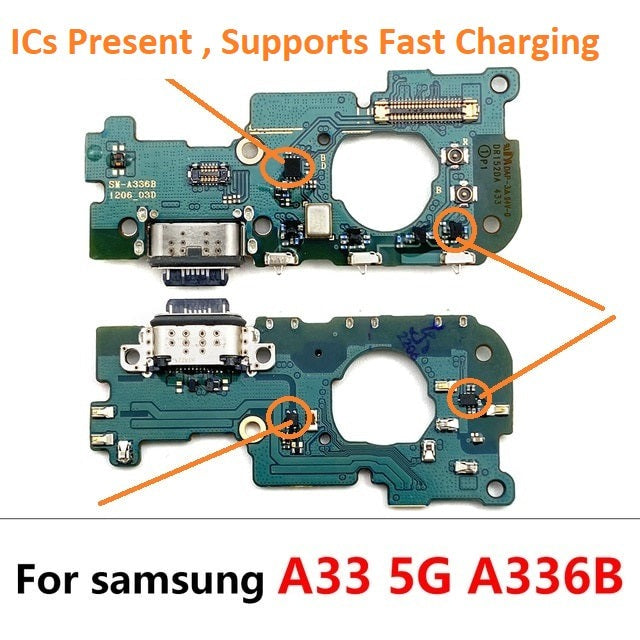 Charging Port Connector Board for Samsung Galaxy A33 5G