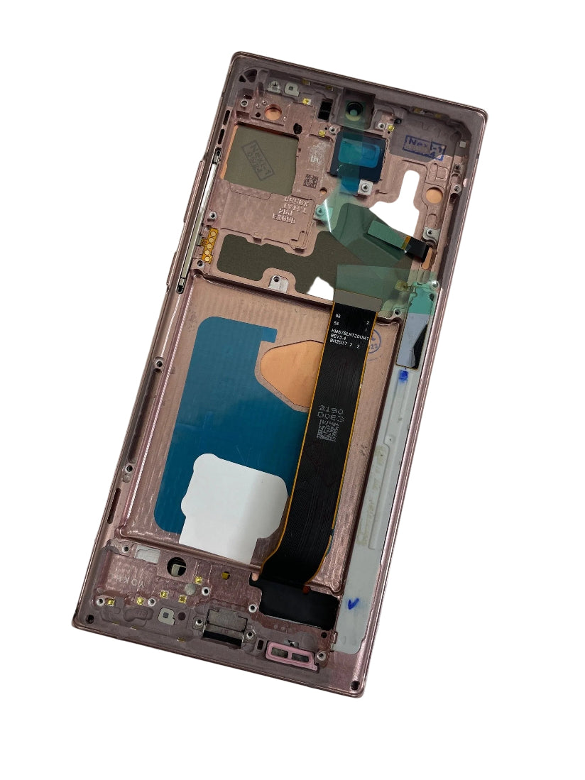 OLED Display Combo Folder with Frame for Samsung Galaxy Note 20 Ultra Copper