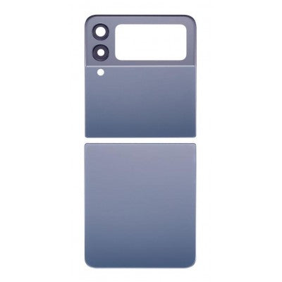 Back Panel Glass With Camera Lens for Samsung Galaxy Z Flip 4 Blue