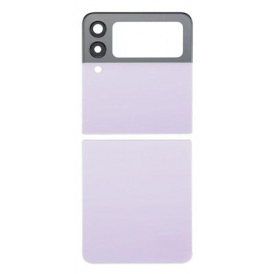 Back Panel Glass With Camera Lens for Samsung Galaxy Z Flip 4 Bora Purple