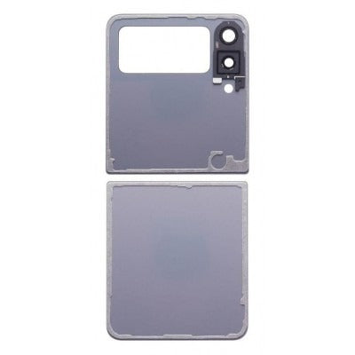 Back Panel Glass With Camera Lens for Samsung Galaxy Z Flip 4 Bora Purple