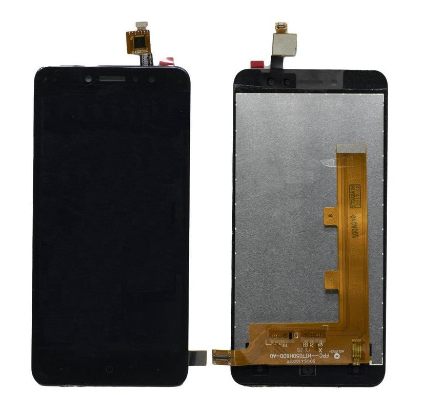 Lcd Display Folder Combo for SPICE V801 Black