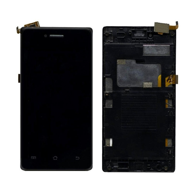 Lcd Display Folder Combo for SWIPE CONNECT 4E NEW Black