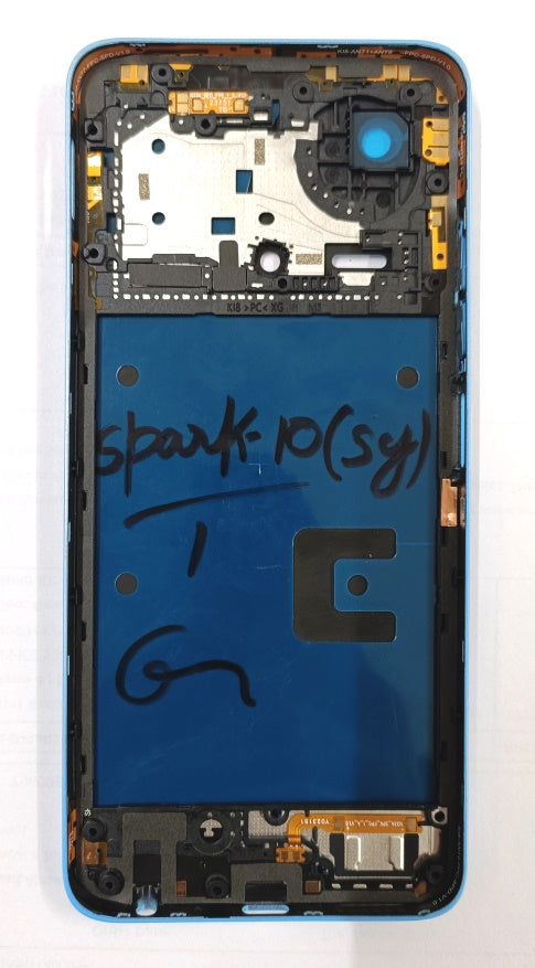 Back Panel Housing Body for Tecno  Spark 10 5g Blue