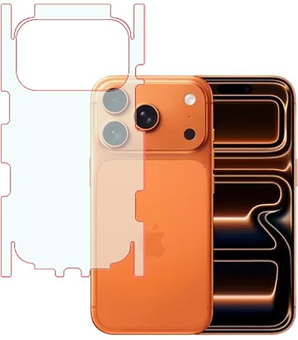 Transparent Back Membrane Lamination Film for Apple iPhone 17 Pro Max | Anti-Scratch Ultra Clear Protection Sheet with Bubble-Free Installation