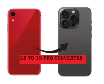 Convertor Back Panel Housing Body for Apple iPhone XR Convert to Apple iPhone 15 Pro