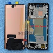Lcd Display Folder Combo for Vivo V30 (With Frame)