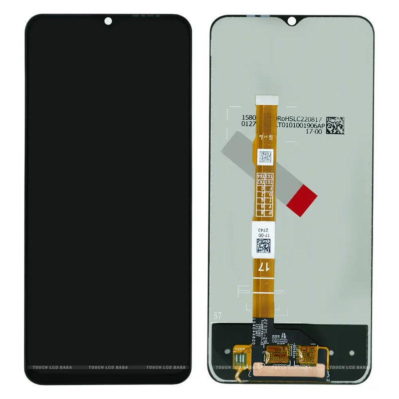 Lcd Display Folder Combo for Vivo T2X 5G Black