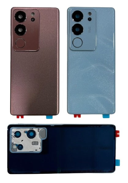 Back Panel Glass with Camera Lens for Vivo V29 Pro