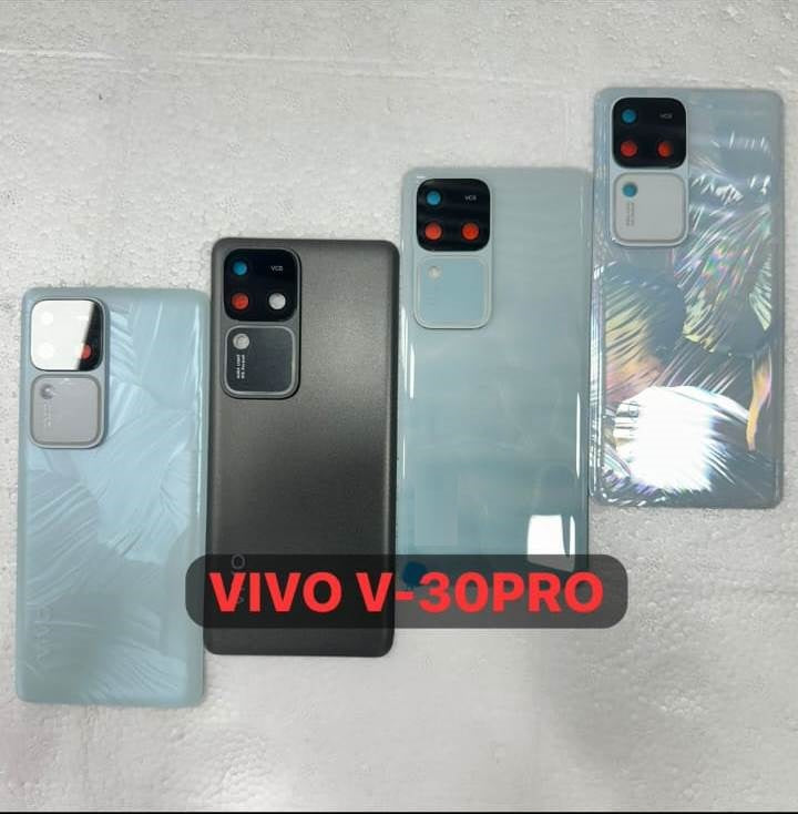 Back Panel Glass for Vivo V30 Pro Black