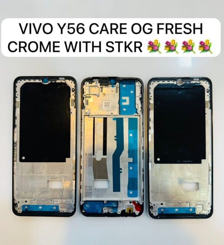 Lcd Frame Middle Chassis for Vivo Y56 Black Zeespares