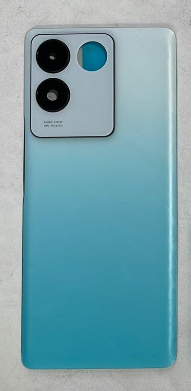 Back Panel With Camera Glass for Vivo T2 pro Sky Blue