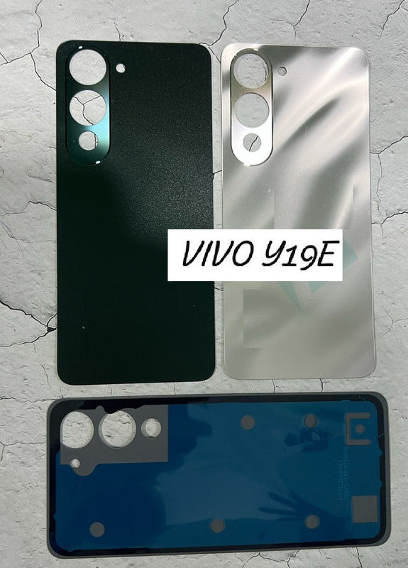 Back Panel Glass for Vivo Y19E Black