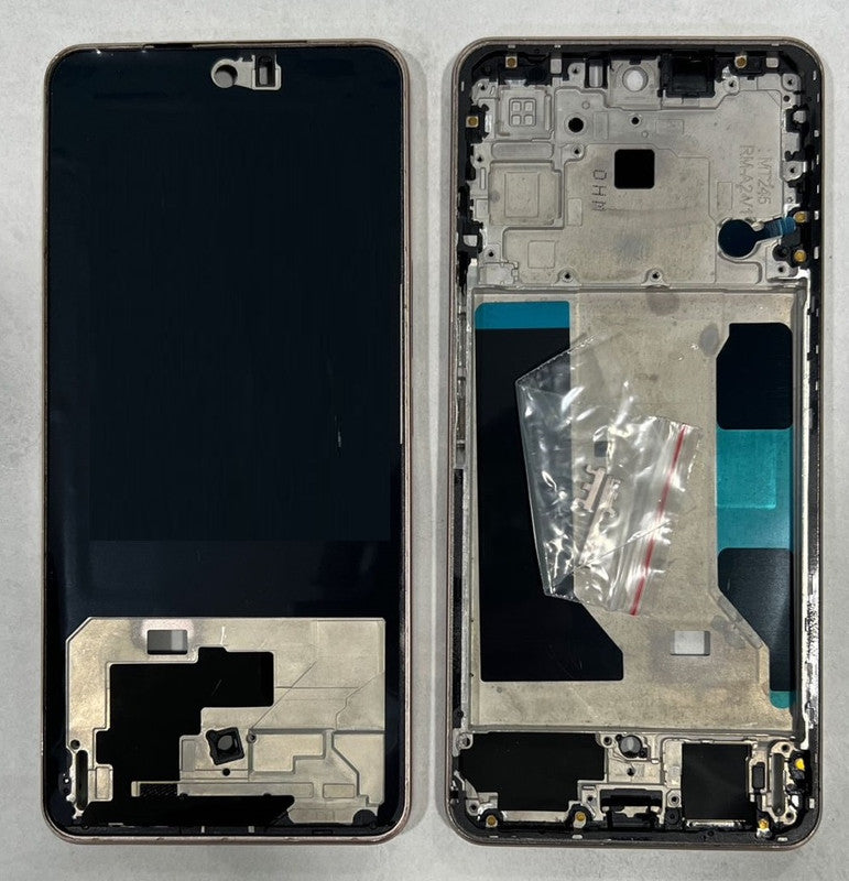 Lcd Frame Middle Chassis for Vivo Y200 Black