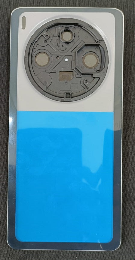 Back Panel With Camera Glass for Vivo X100 Pro White - Zeespares.in