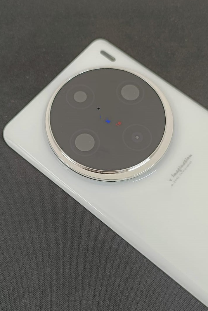 Back Panel With Camera Glass for Vivo X100 Pro White - Zeespares.in