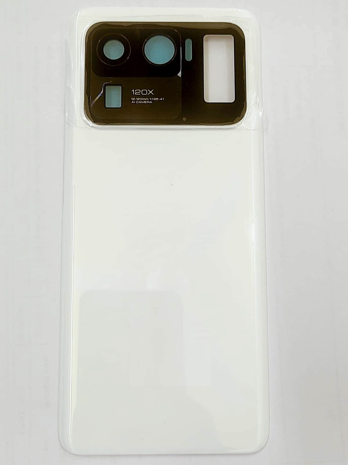 Mozomart Back Panel Glass Housing for Xiaomi Mi 11 Ultra : White