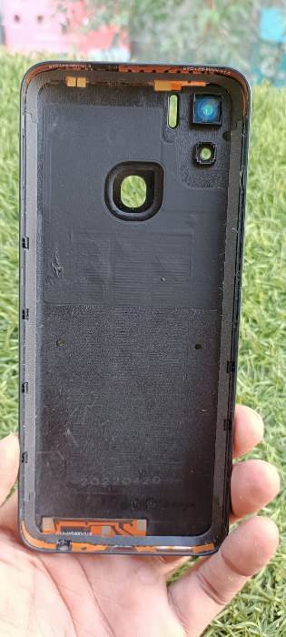 Mozomart Battery Door Back Panel Housing for Tecno Pova 5G : Black